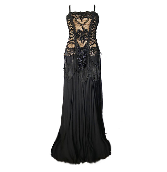 black/gold gown medium (6)
